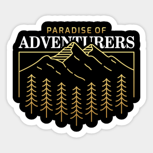 Paradise of Adventurers Sticker